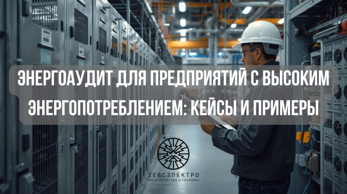 Энергоаудит для предприятий с высоким энергопотреблением: кейсы и примеры