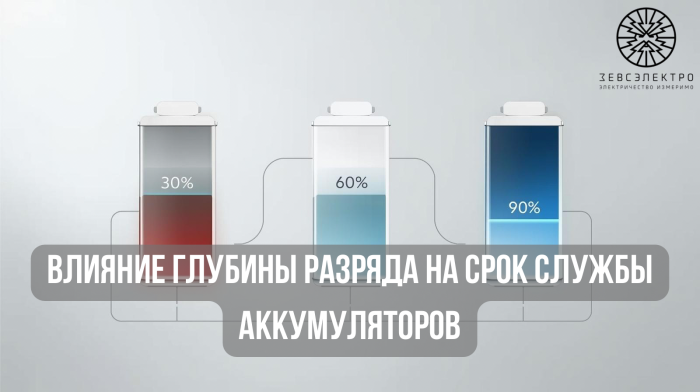 Влияние глубины разряда на срок службы аккумуляторов