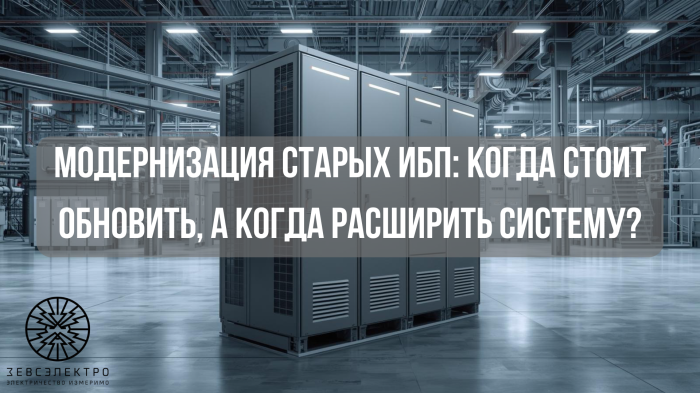 Модернизация старых ИБП: когда стоит обновить, а когда расширить систему?