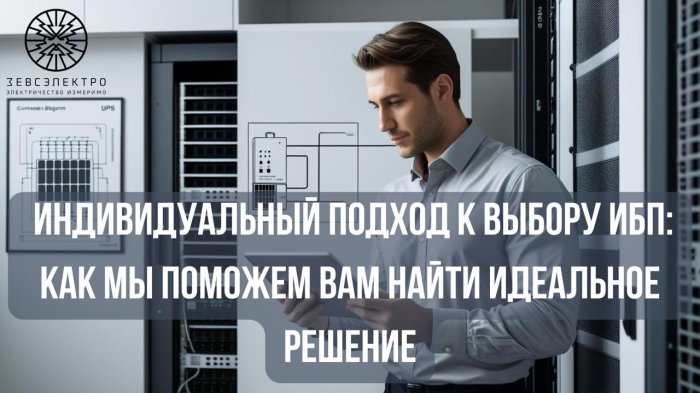 Индивидуальный подход к выбору ИБП: как мы поможем вам найти идеальное решение