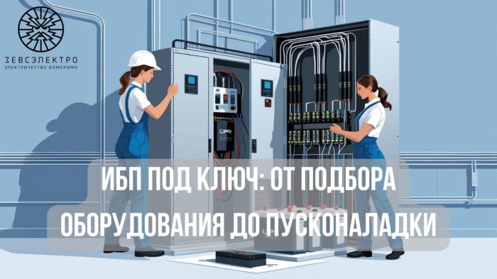 ИБП под ключ: от подбора оборудования до пусконаладки