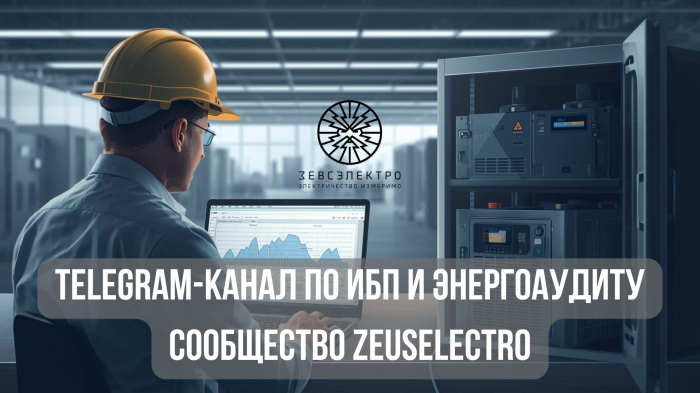 Telegram-канал по ИБП и энергоаудиту: сообщество Zeuselectro
