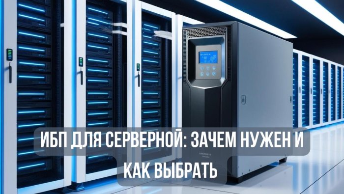 ИБП для серверной: зачем нужен и как выбрать правильно