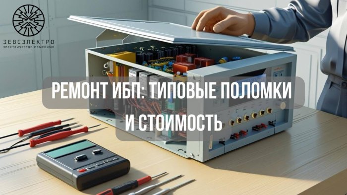 Ремонт ИБП: типовые поломки и стоимость
