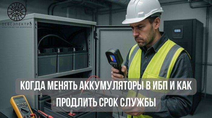 Когда менять аккумуляторы в ИБП и как продлить срок службы: нормы, диагностика и инженерная практика 2026