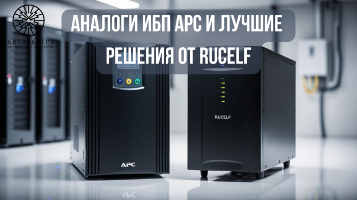 Надежность и производительность: аналоги ИБП APC и лучшие решения от RUCELF
