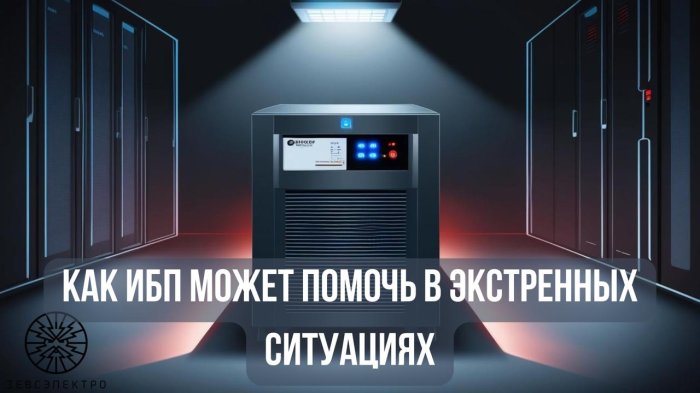 Как ИБП может помочь в экстренных ситуациях: подготовьтесь к непредвиденному!