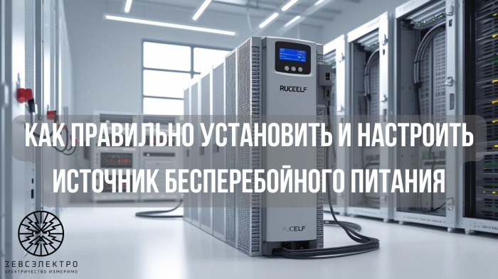 Как правильно установить и настроить источник бесперебойного питания?