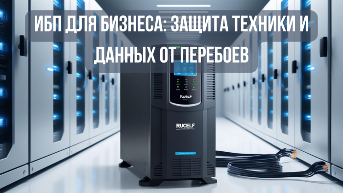 ИБП для бизнеса: защита техники и данных от перебоев
