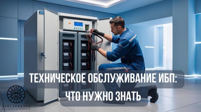 Техническое обслуживание ИБП: что нужно знать