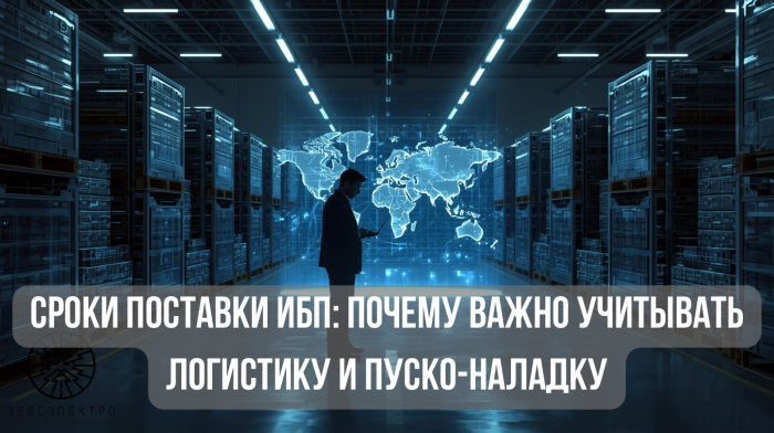 Сроки поставки ИБП: почему важно учитывать логистику и пуско-наладку