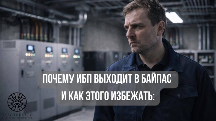 Почему ИБП выходит в байпас и как этого избежать: инженерный разбор причин и решений 2026