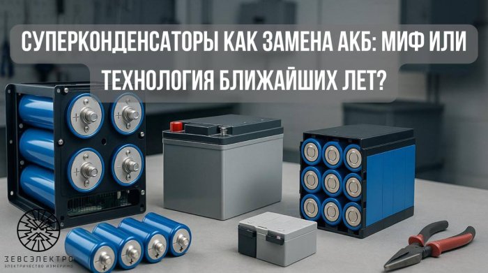 Суперконденсаторы как замена АКБ: миф или технология ближайших лет?