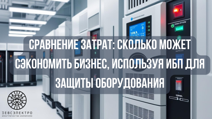 Сравнение затрат: сколько может сэкономить бизнес, используя ИБП для защиты оборудования