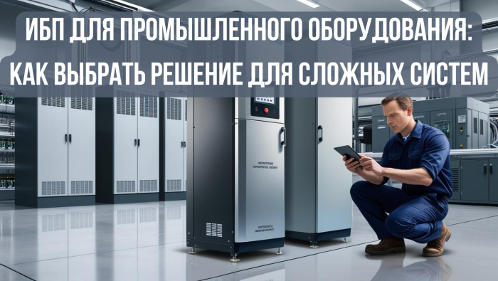 ИБП для промышленного оборудования: как выбрать решение для сложных систем