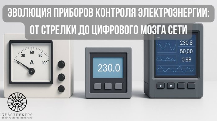 Эволюция приборов контроля электроэнергии: от стрелки до цифрового мозга сети