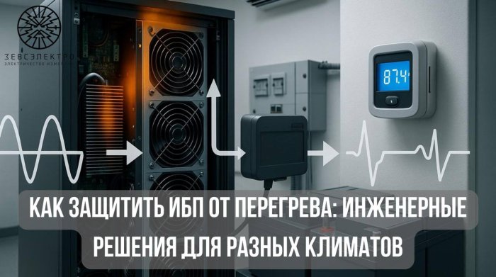 Как защитить ИБП от перегрева: инженерные решения для разных климатов