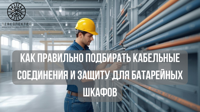 Как правильно подбирать кабельные соединения и защиту для батарейных шкафов