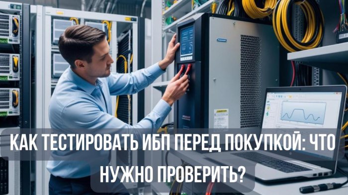 Как тестировать ИБП перед покупкой: что нужно проверить?