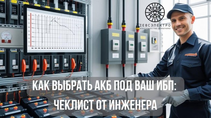 Как выбрать АКБ под ваш ИБП: чеклист от инженера