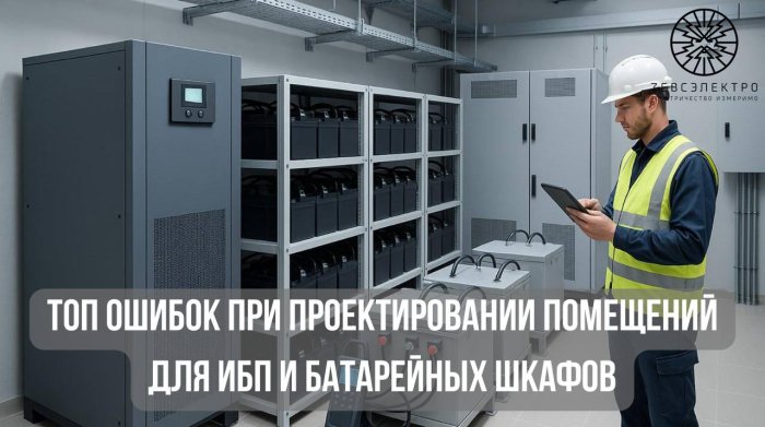 ТОП ошибок при проектировании помещений для ИБП и батарейных шкафов: инженерное руководство 2026