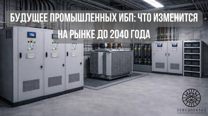 Будущее промышленных ИБП: что изменится на рынке до 2040 года