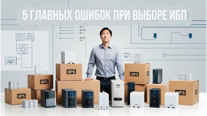 5 главных ошибок при выборе ИБП