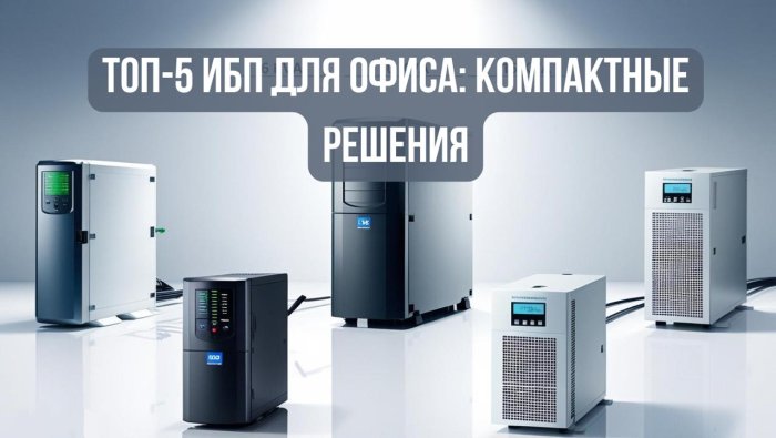 ТОП-5 ИБП для офиса: компактные решения для рабочих станций