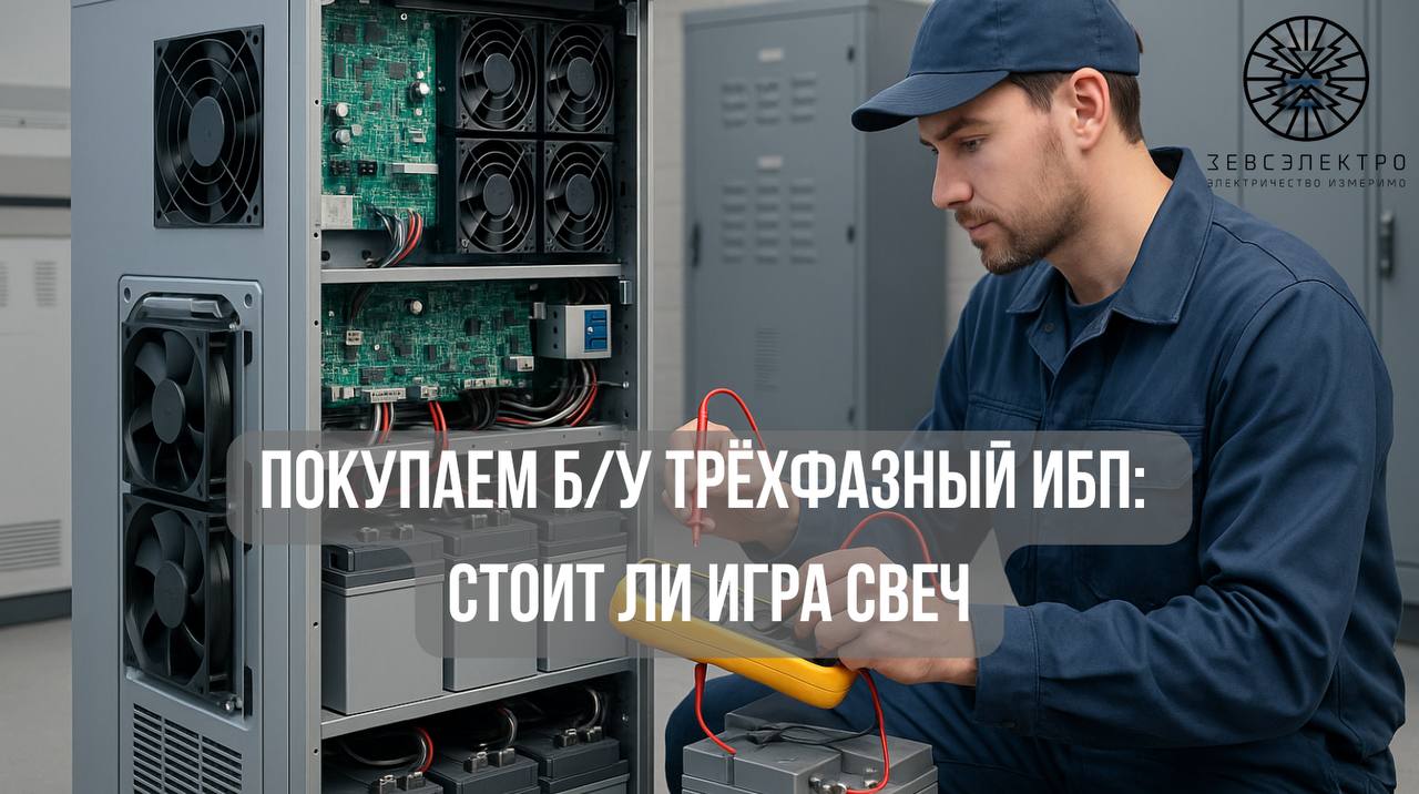 Покупаем б/у трёхфазный ИБП: стоит ли игра свеч?