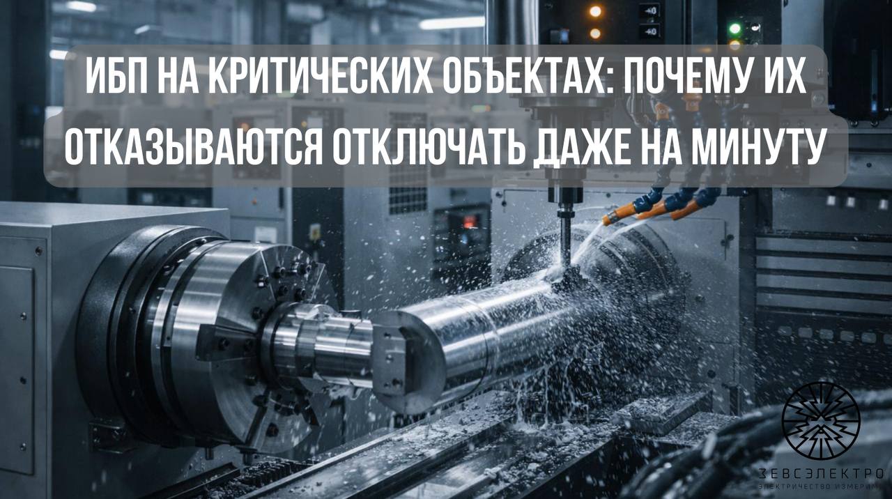 ИБП на критических объектах: почему их отказываются отключать даже на минуту