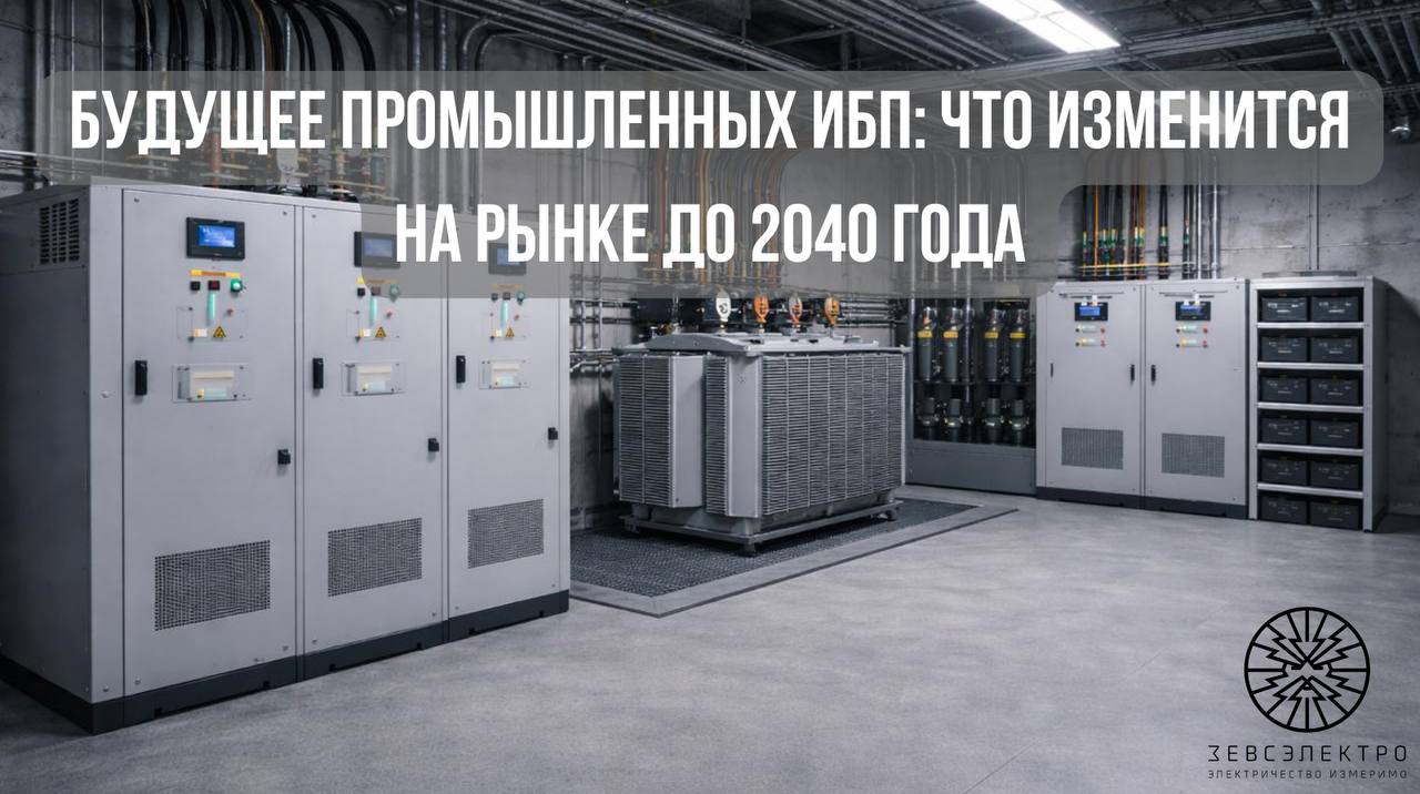 Будущее промышленных ИБП: что изменится на рынке до 2040 года Будущее промышленных ИБП: что изменится на рынке до 2040 года
