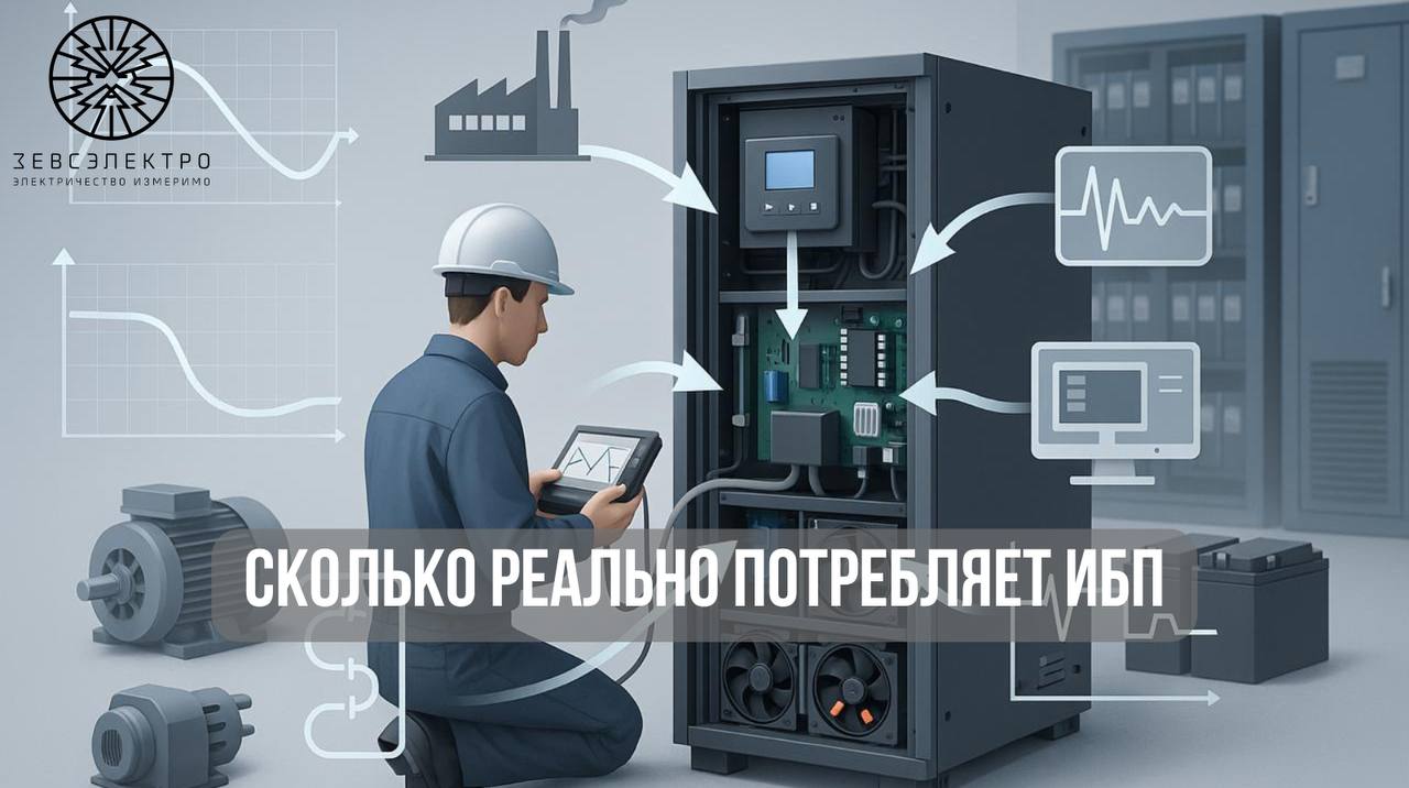 Сколько реально потребляет ИБП