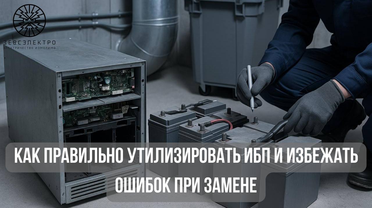 Как правильно утилизировать ИБП и избежать ошибок при замене