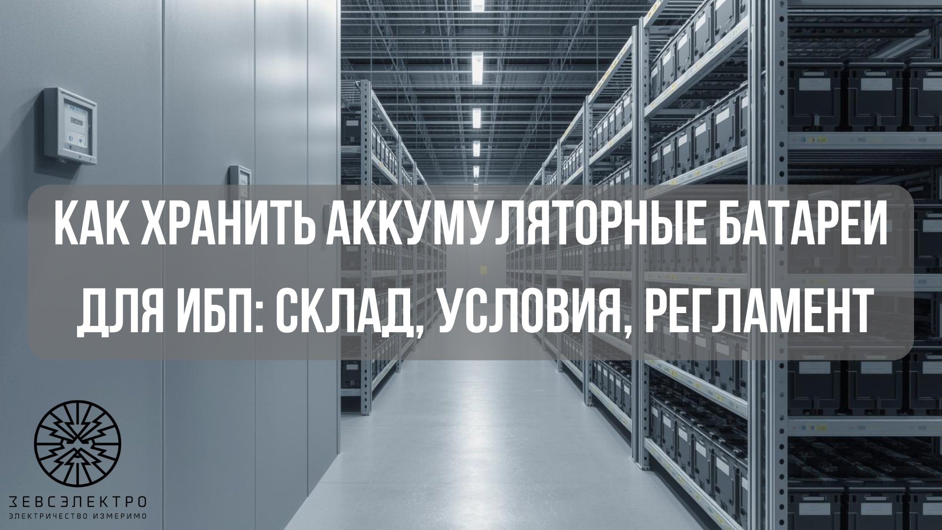 Как хранить аккумуляторные батареи для ИБП: склад, условия, регламент