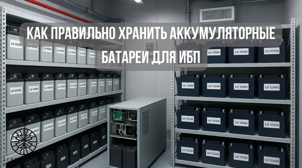 Как правильно хранить аккумуляторные батареи для ИБП: регламент, склад и профессиональная организация хранения