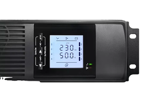 Однофазный ИБП RUCELF серии UPO 3 кВА / 2,7 кВт, универсальное исполнение в стойку или напольное, встроенные АКБ